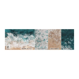 Vzorka fototapety Premium Sand - Morské príbehy - Voda, Pláž, More - 100x30 cm