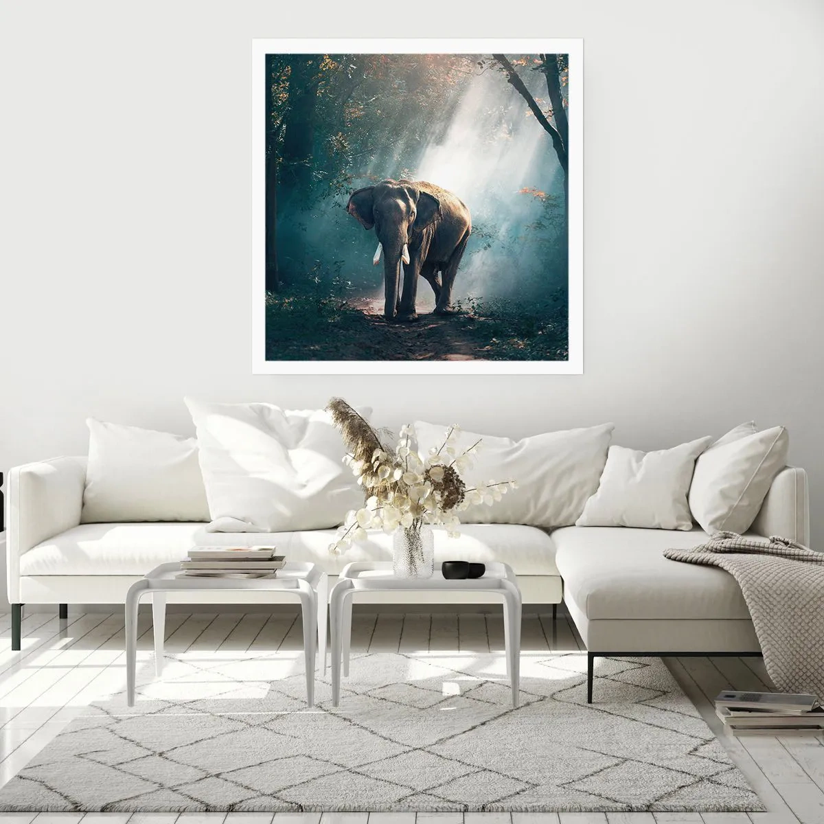 Plagát - Pokojná prechádzka - 50x50 cm