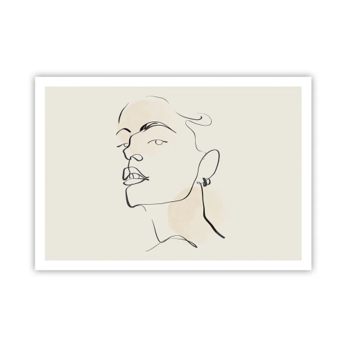 Plagát - Hrdý pohľad - 100x70 cm