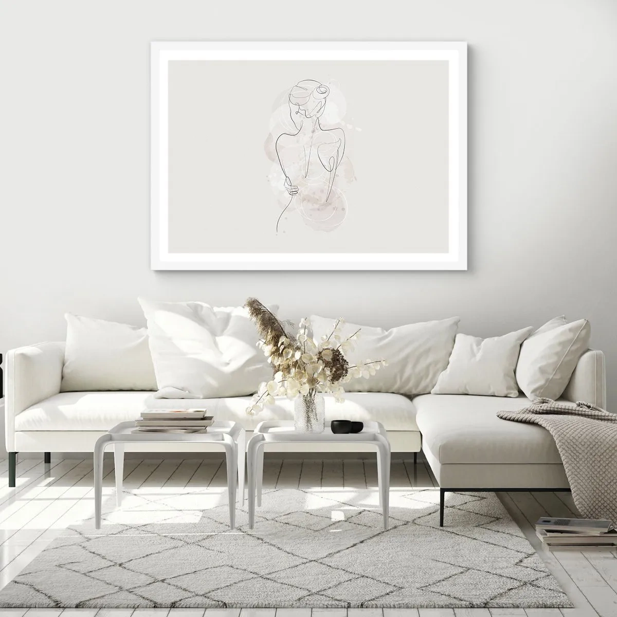 Plagát v bielom ráme - Ako citlivý nástroj - 91x61 cm