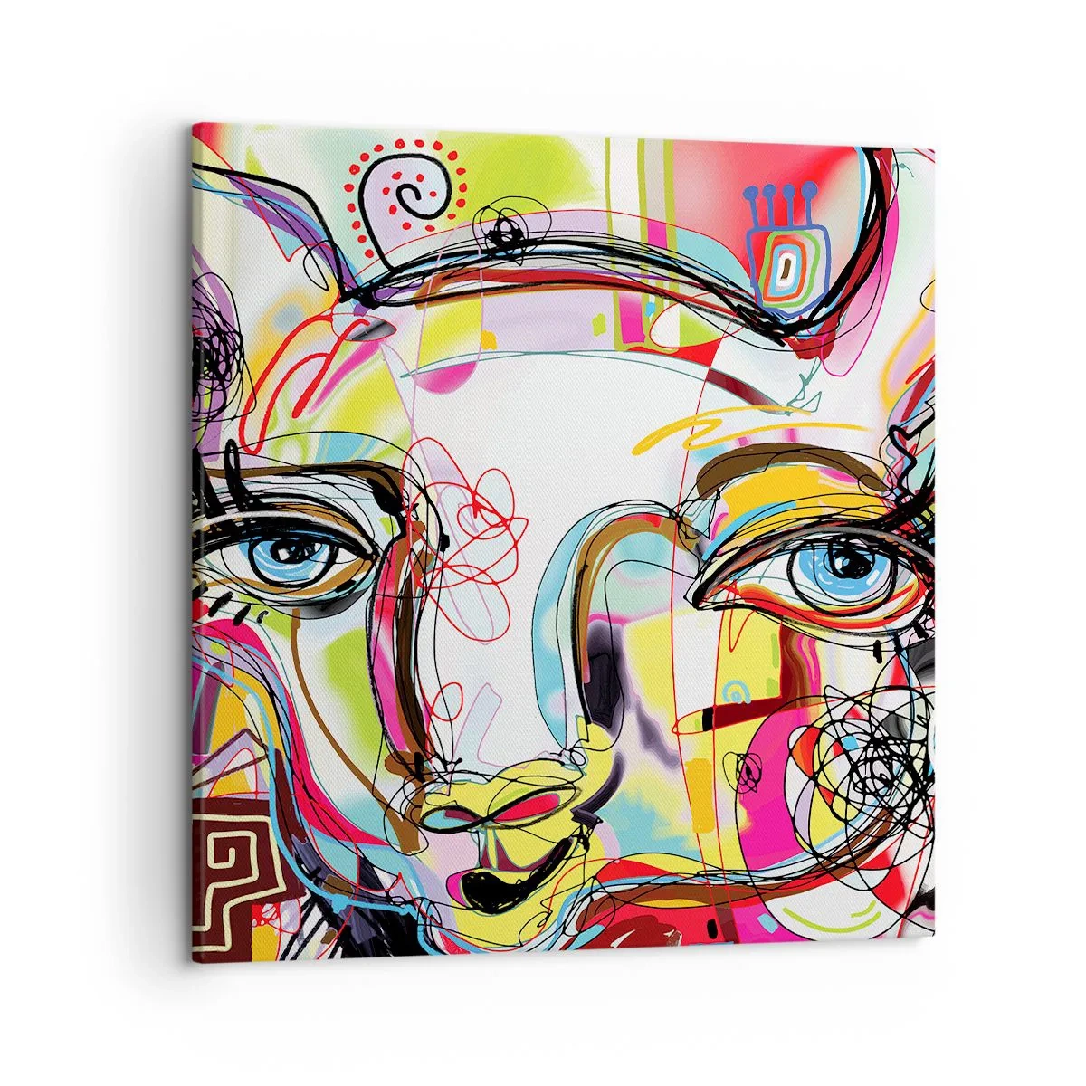 Obraz na plátne - Bohatstvo mačacej krásy - 50x50 cm