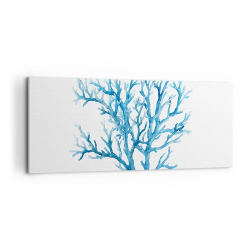 Obraz na plátne - Morský filigrán - 100x40 cm