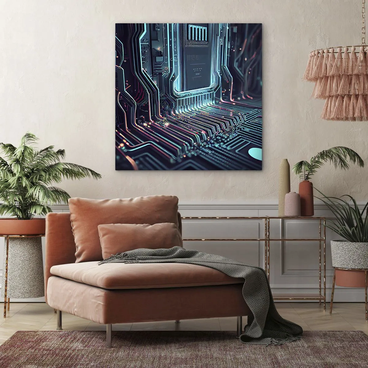 Obraz na plátne - Len tak premýšľam… - 50x50 cm