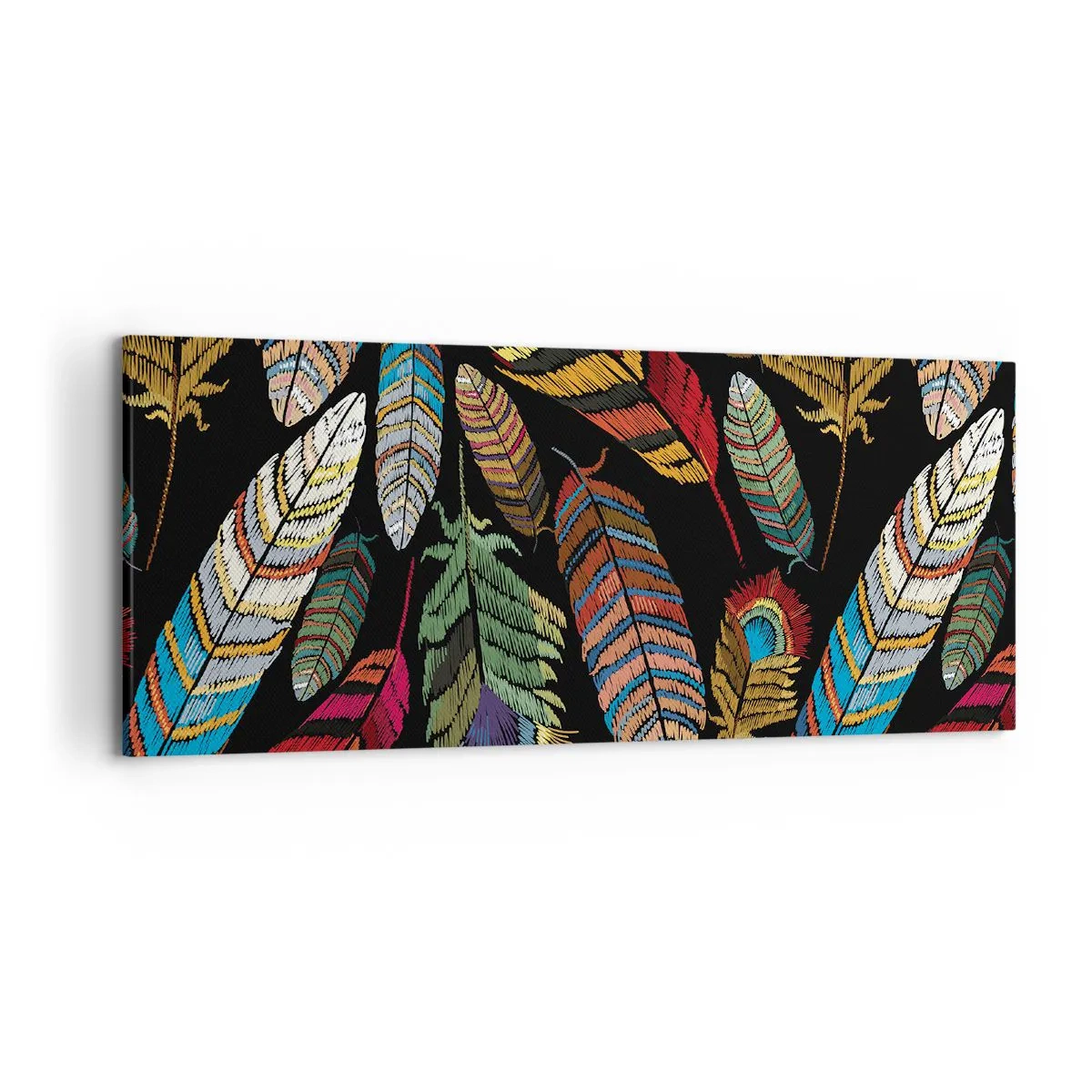 Obraz na plátne - Vtáčí karneval - 120x50 cm