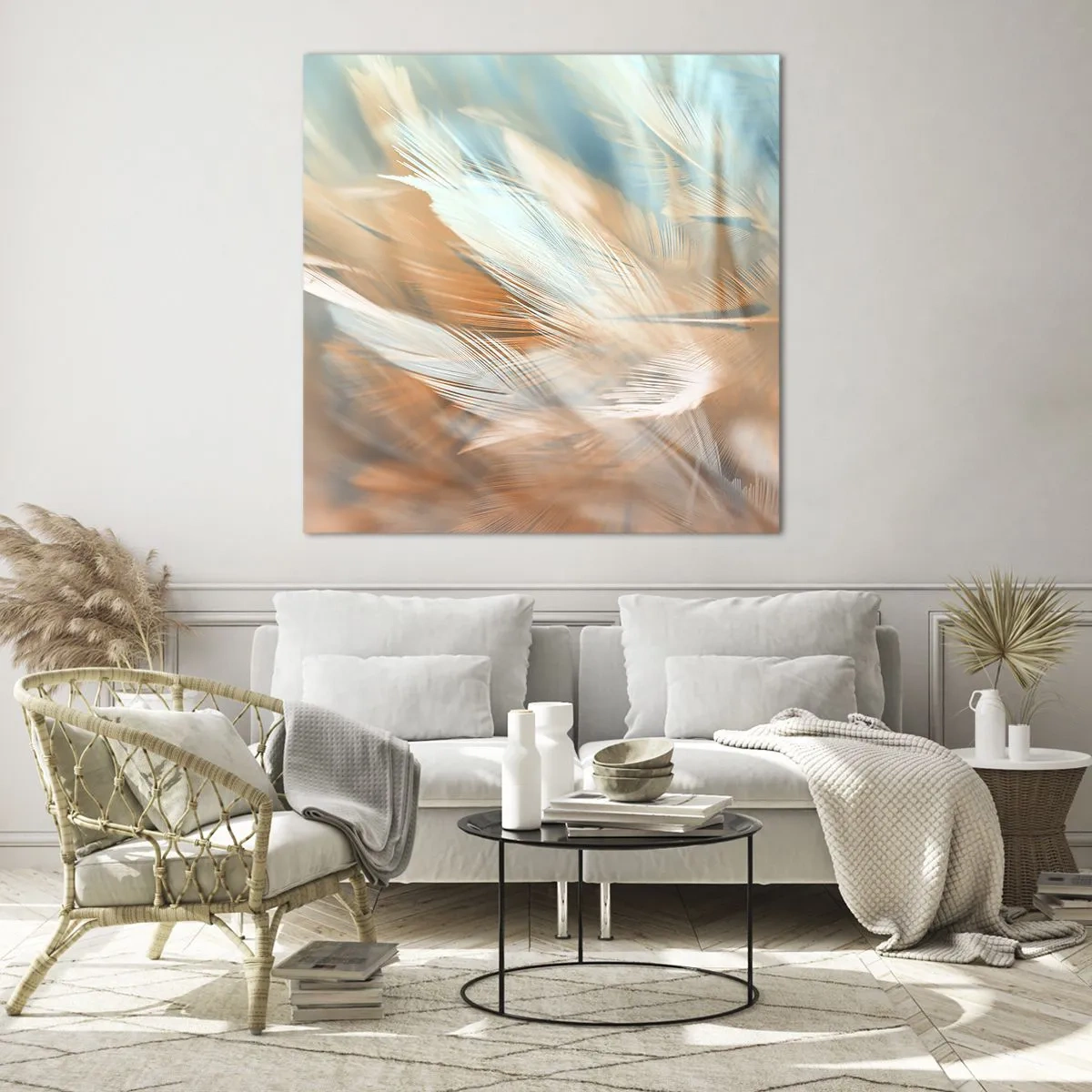 Obraz na skle - V krajine nehy - 60x60 cm