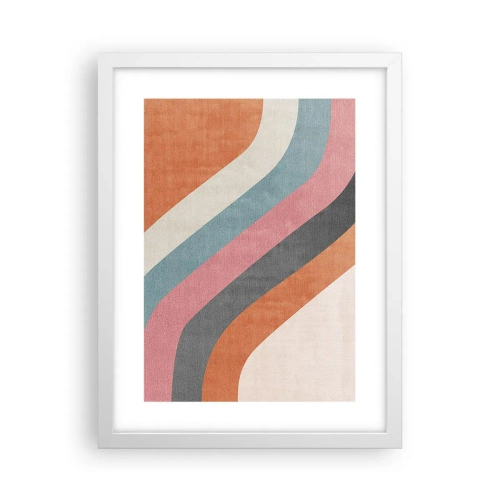 Plagát v bielom ráme - Diagonálna kompozícia – pohyb - 30x40 cm