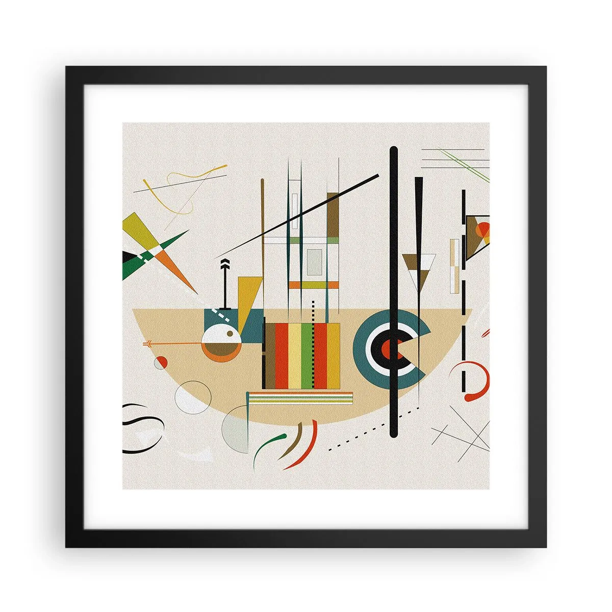 Plagát v čiernom ráme - A svet sa smeje - 40x40 cm