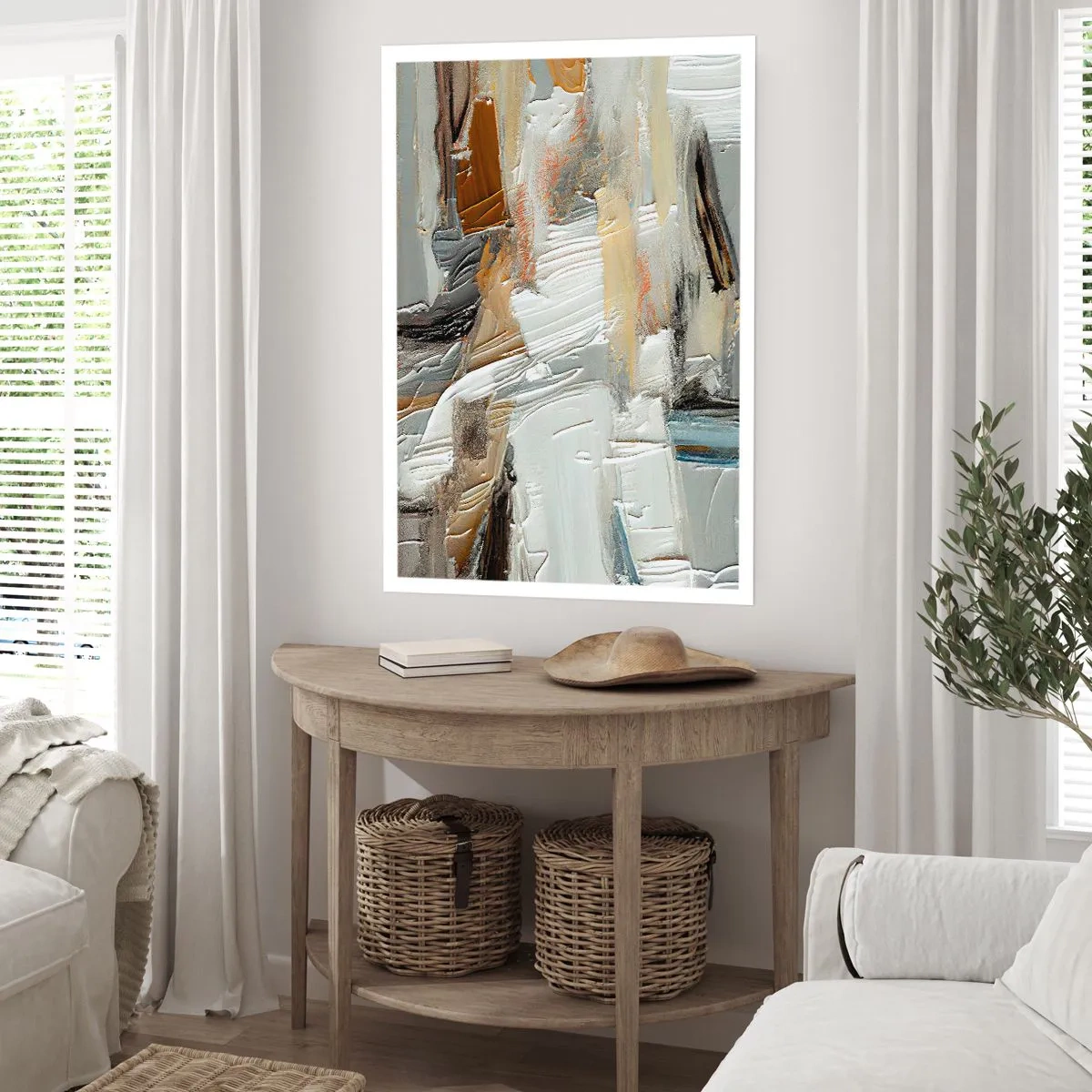 Plagát - Farebné nahromadenie - 61x91 cm