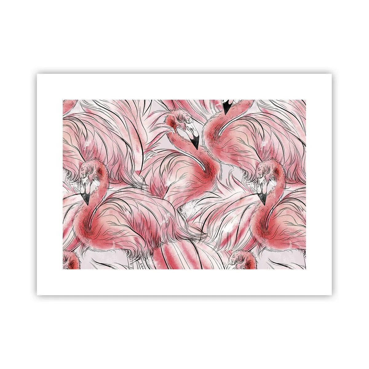 Plagát - Vtáči corps de ballet - 40x30 cm