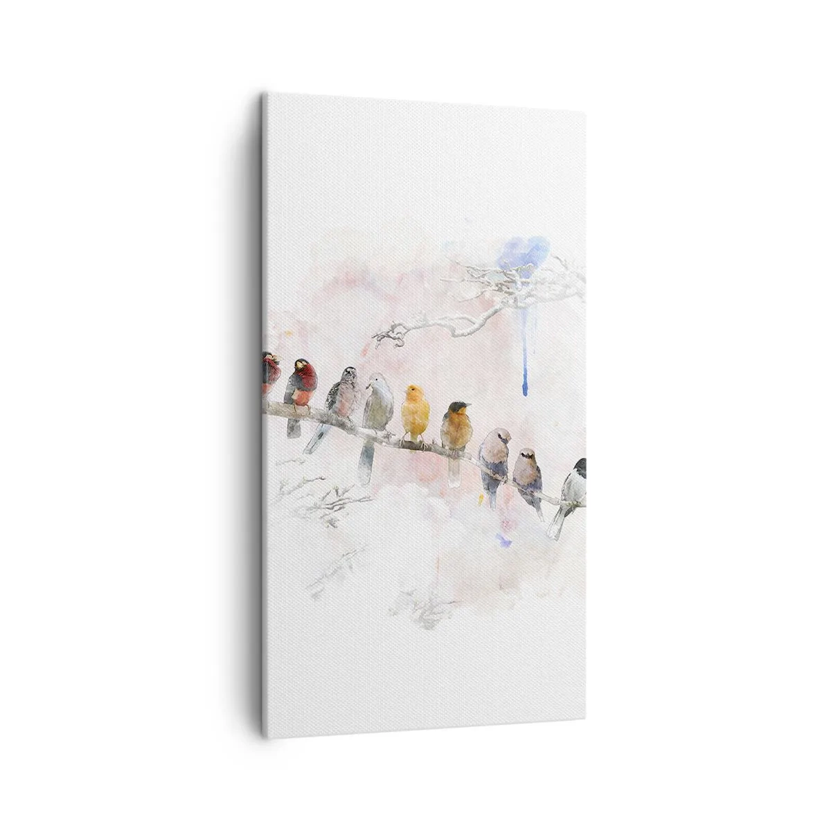 Obraz na plátne - Okrídlené stretnutie - 45x80 cm