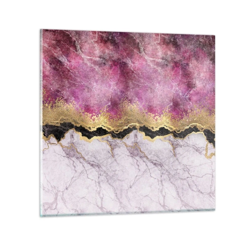 Obraz na skle - Na hranici - 70x70 cm