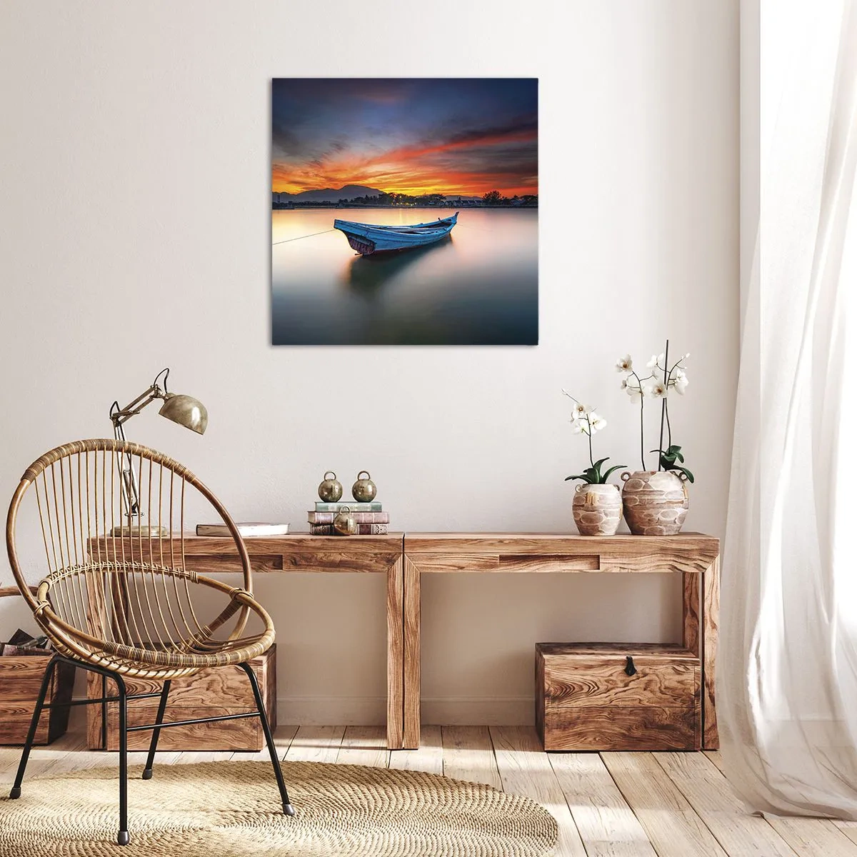 Obraz na plátne - Blíži sa dobrá noc - 70x70 cm