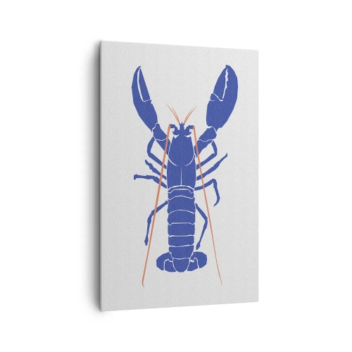 Obraz na plátne - Elegantný modrý homár - 80x120 cm