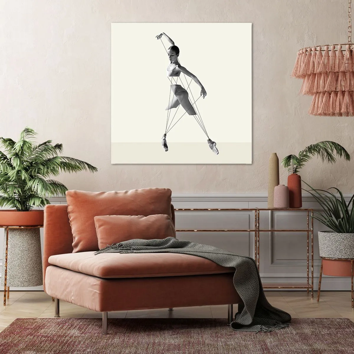 Obraz na plátne - V divadle sveta - 50x50 cm