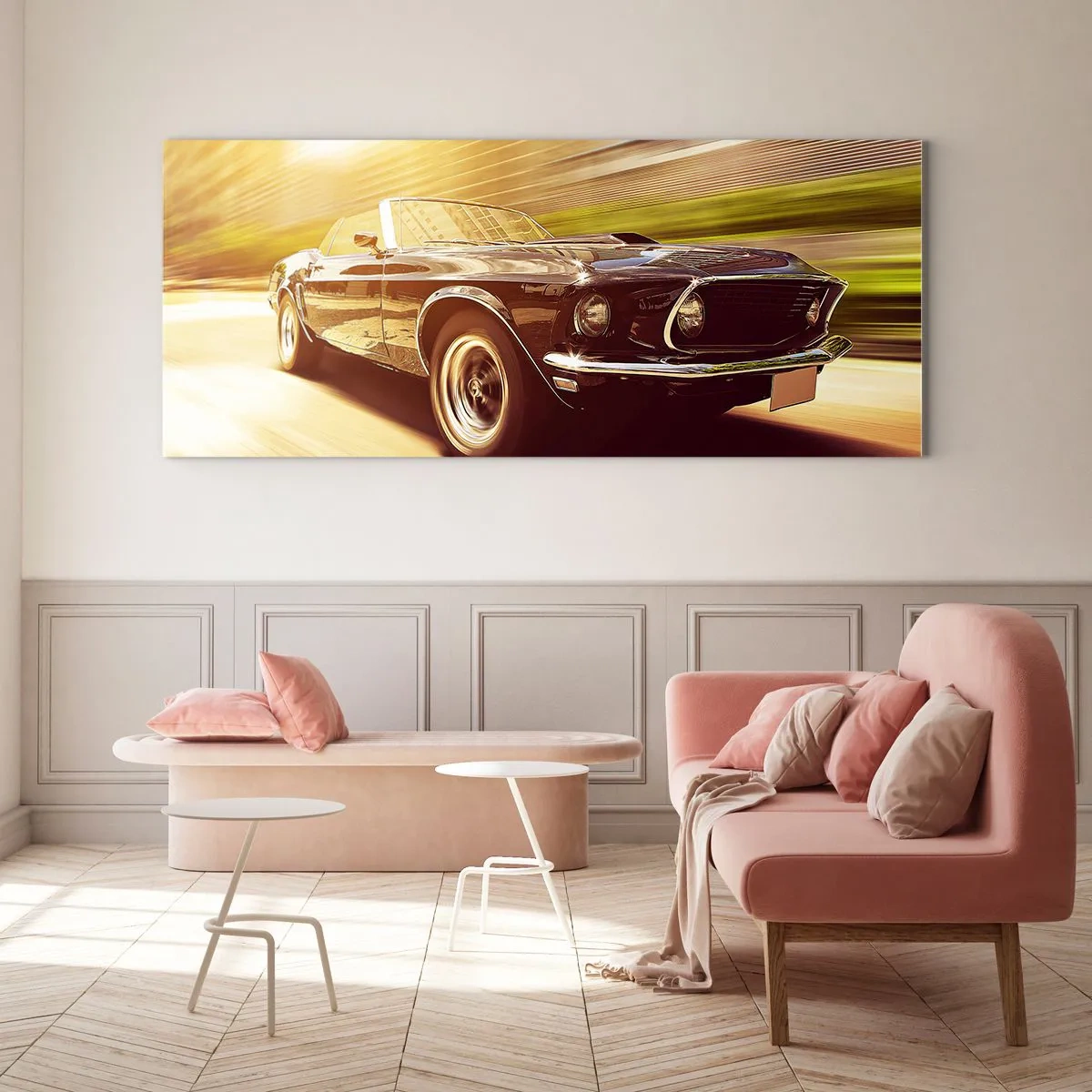 Obraz na skle - 1967 - návrat legendy - 100x40 cm
