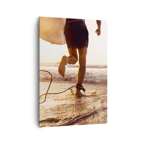 Obraz na plátne - V ústrety vlne - 70x100 cm