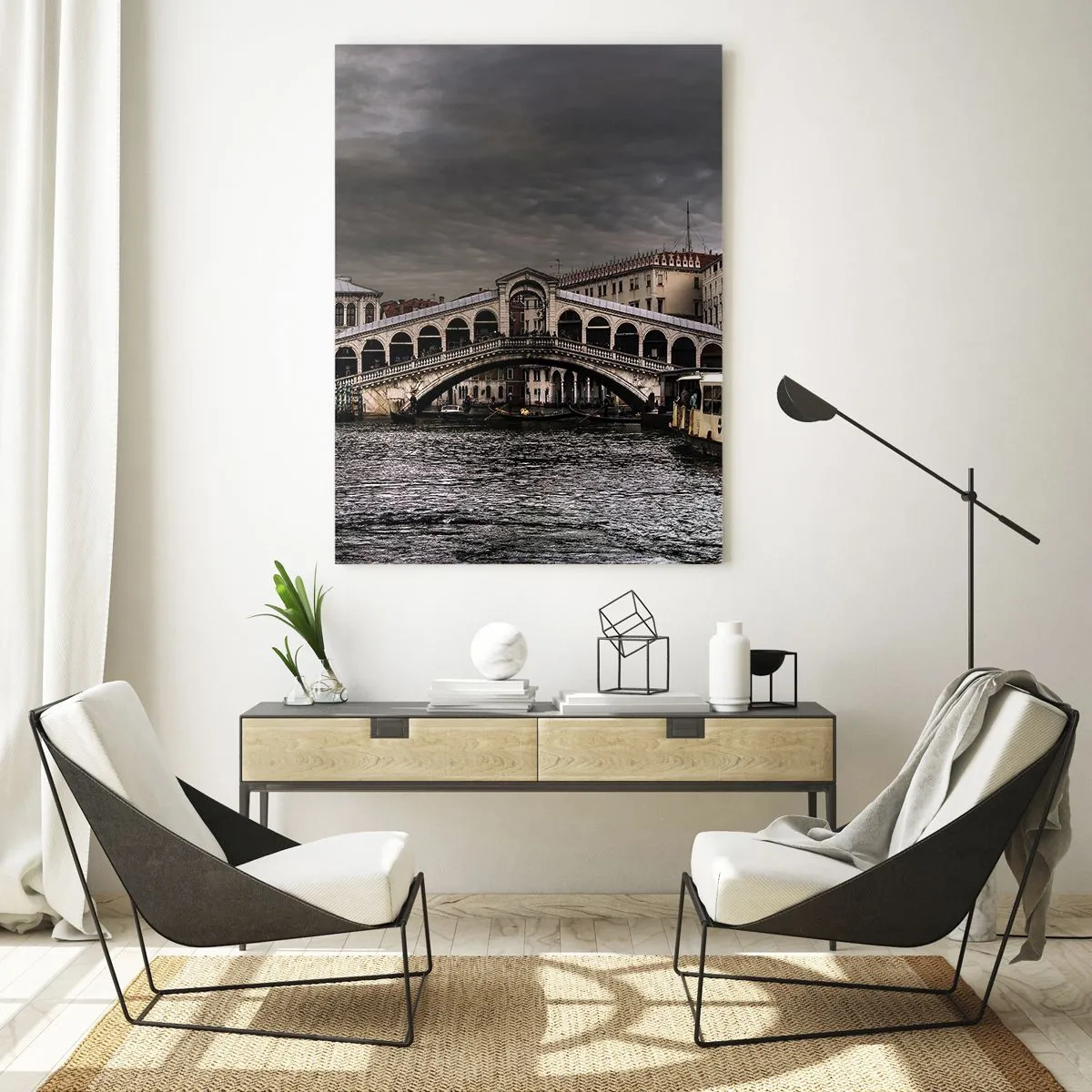 Obraz na skle - Sľub benátskeho večera - 50x70 cm