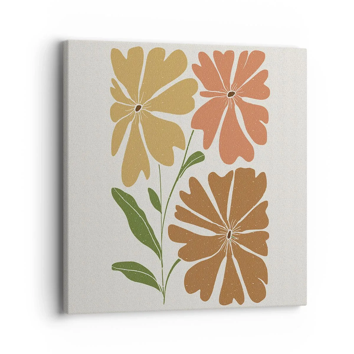 Obraz na plátne - Príroda a geometria - 40x40 cm