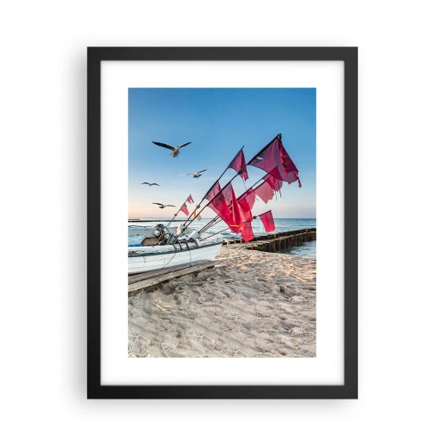 Plagát v čiernom ráme - Zaslúžená prestávka - 30x40 cm