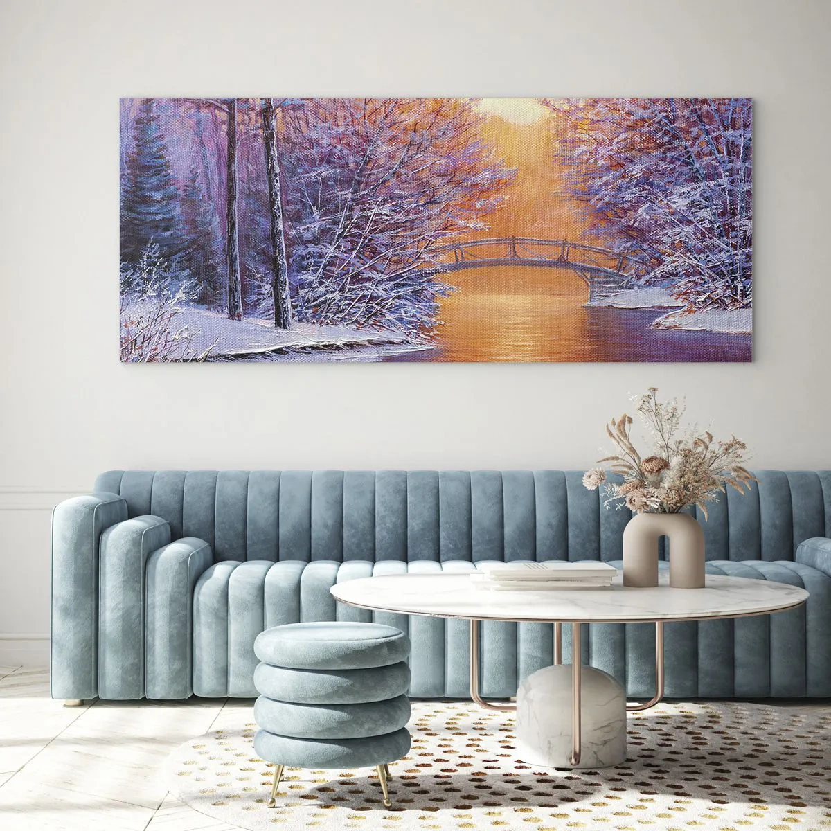 Obraz na skle - Stretneme sa tu - 100x40 cm