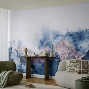 Fototapeta Standard Eco - To sú vrcholy! - Abstrakcia, Kus, hory - 400x280 cm
