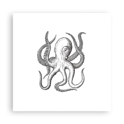 Plagát - Tancujúca s vlnami - 40x40 cm