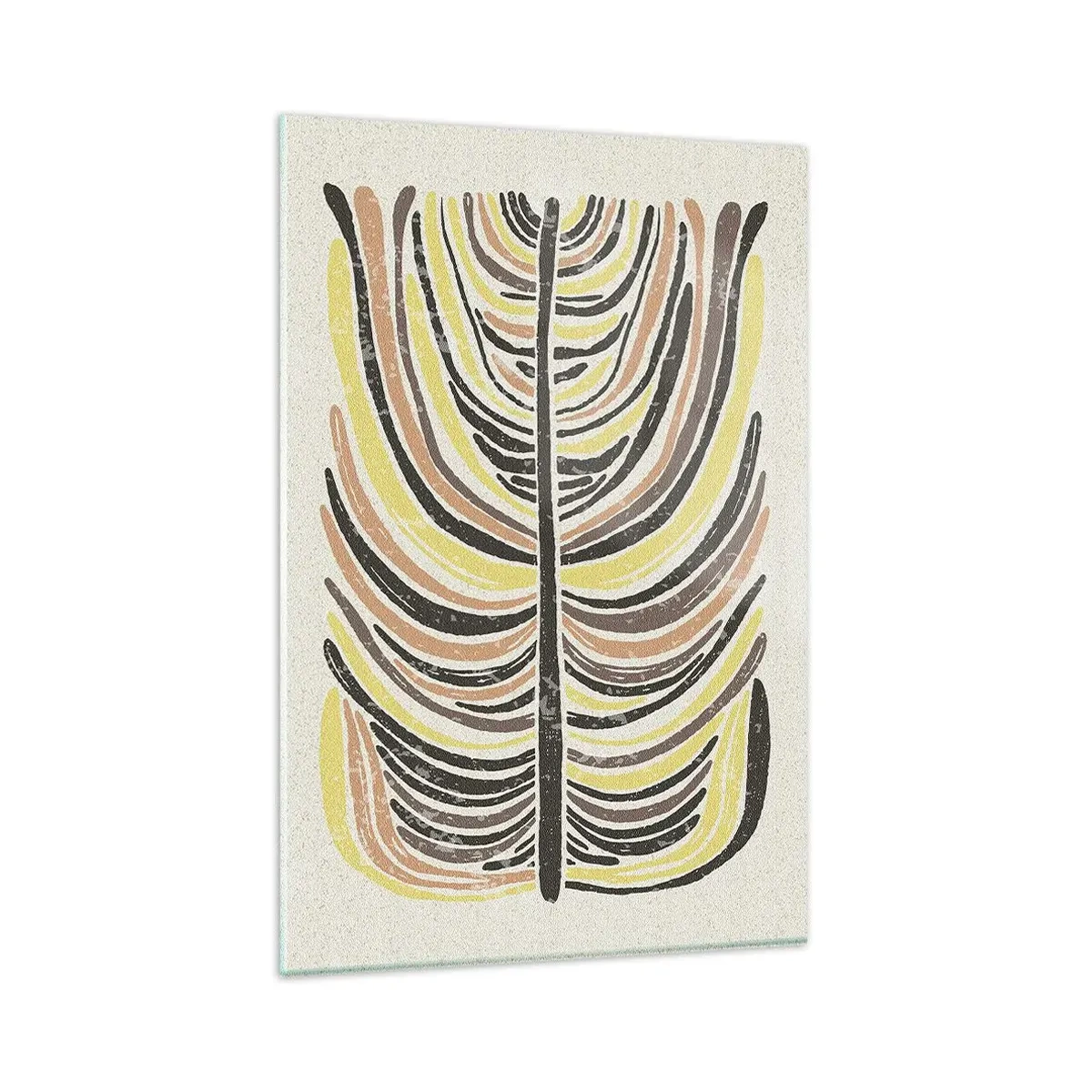 Obraz na skle - Abstrakcia plná života - 80x120 cm