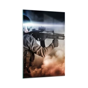 Obraz na skle - Proste hrdina - 70x100 cm