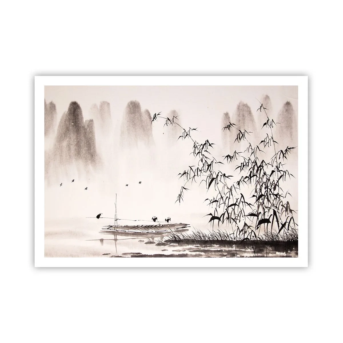 Plagát - Pokoj ryžových polí - 100x70 cm