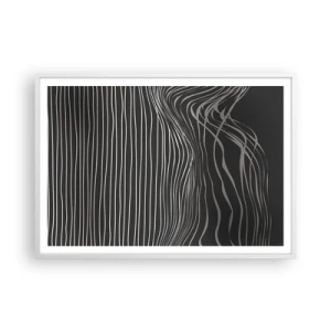 Plagát v bielom ráme - Rytmus a prízvuk - 100x70 cm