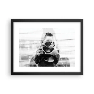 Plagát v čiernom ráme - Tvorca a materiál - 40x30 cm