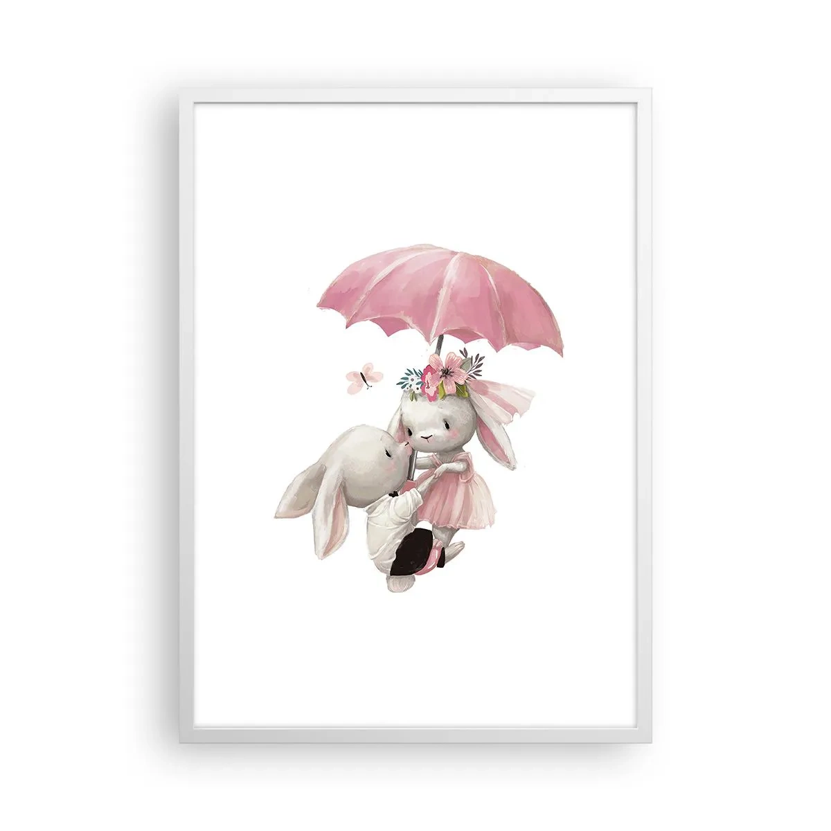 Plagát v bielom ráme - To je láska - 50x70 cm