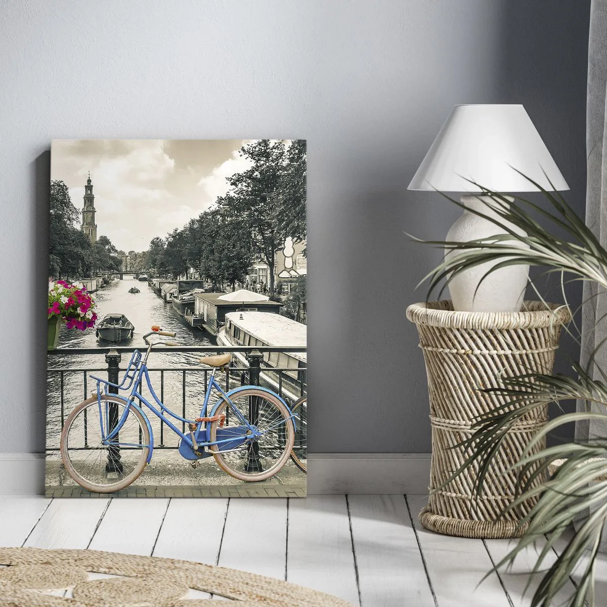 Obraz na plátne - Farby amsterdamskej ulice - 50x70 cm