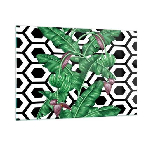 Obraz na skle - Symetrická kompozícia od prírody - 120x80 cm