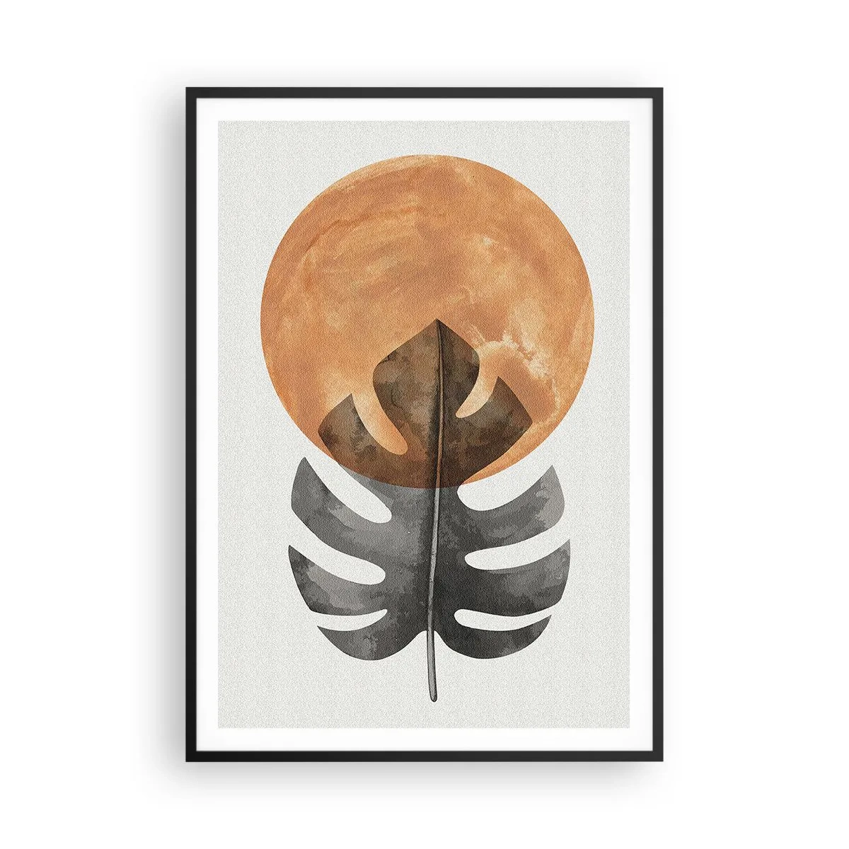 Plagát v čiernom ráme - Vždy slnko - 70x100 cm