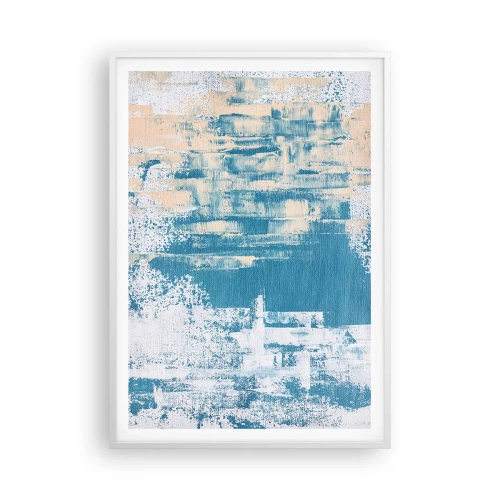 Plagát v bielom ráme - Cez cencúľ - 70x100 cm