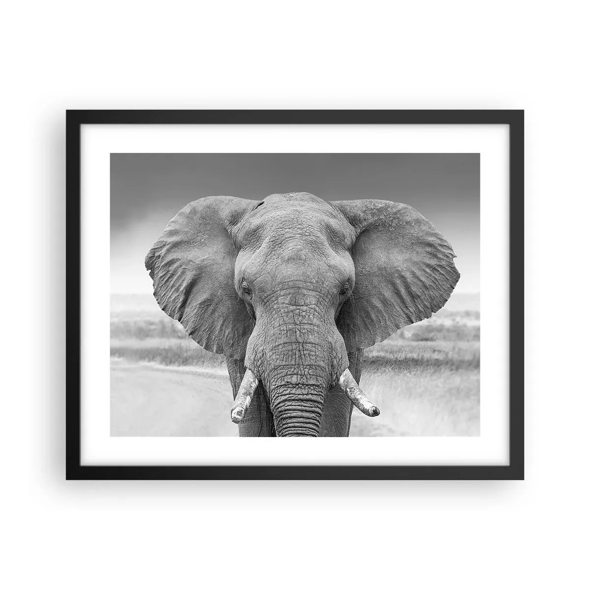 Plagát v čiernom ráme - Vitajte v mojom svete - 50x40 cm