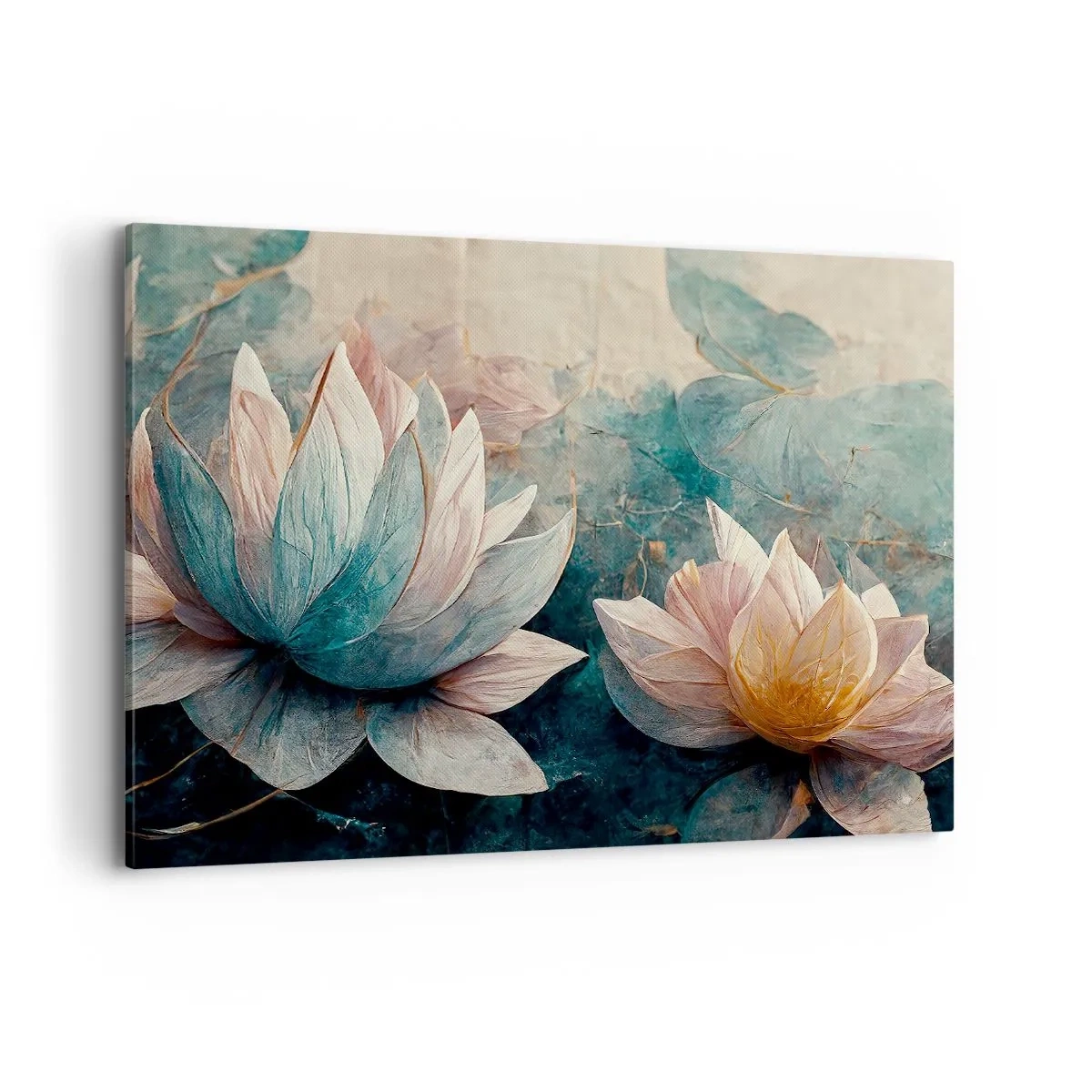 Obraz na plátne - Hviezdy a jazero - 120x80 cm