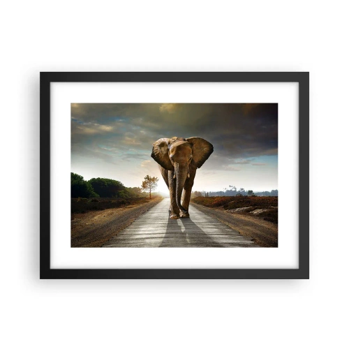 Plagát v čiernom ráme - A vôbec nie v sklade porcelánu - 40x30 cm