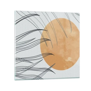 Obraz na skle - Vždy ku slnku - 70x70 cm