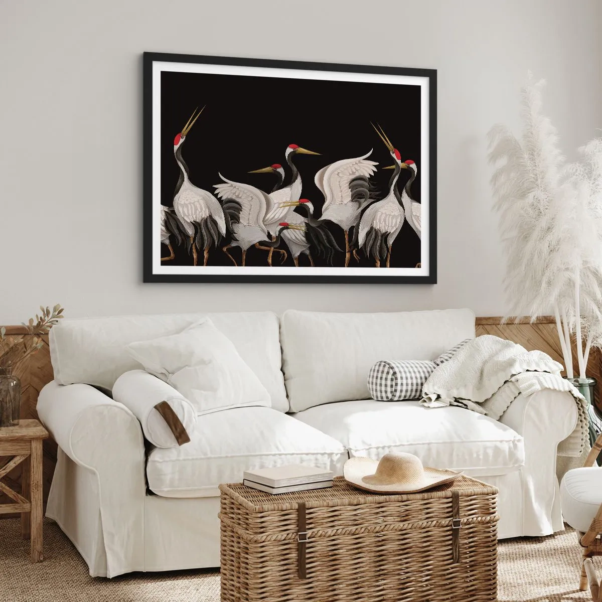 Plagát v čiernom ráme - Vtáčie záležitosti - 70x50 cm