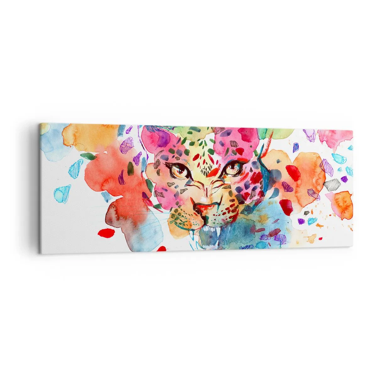 Obraz na plátne - Kráska a zviera - 140x50 cm