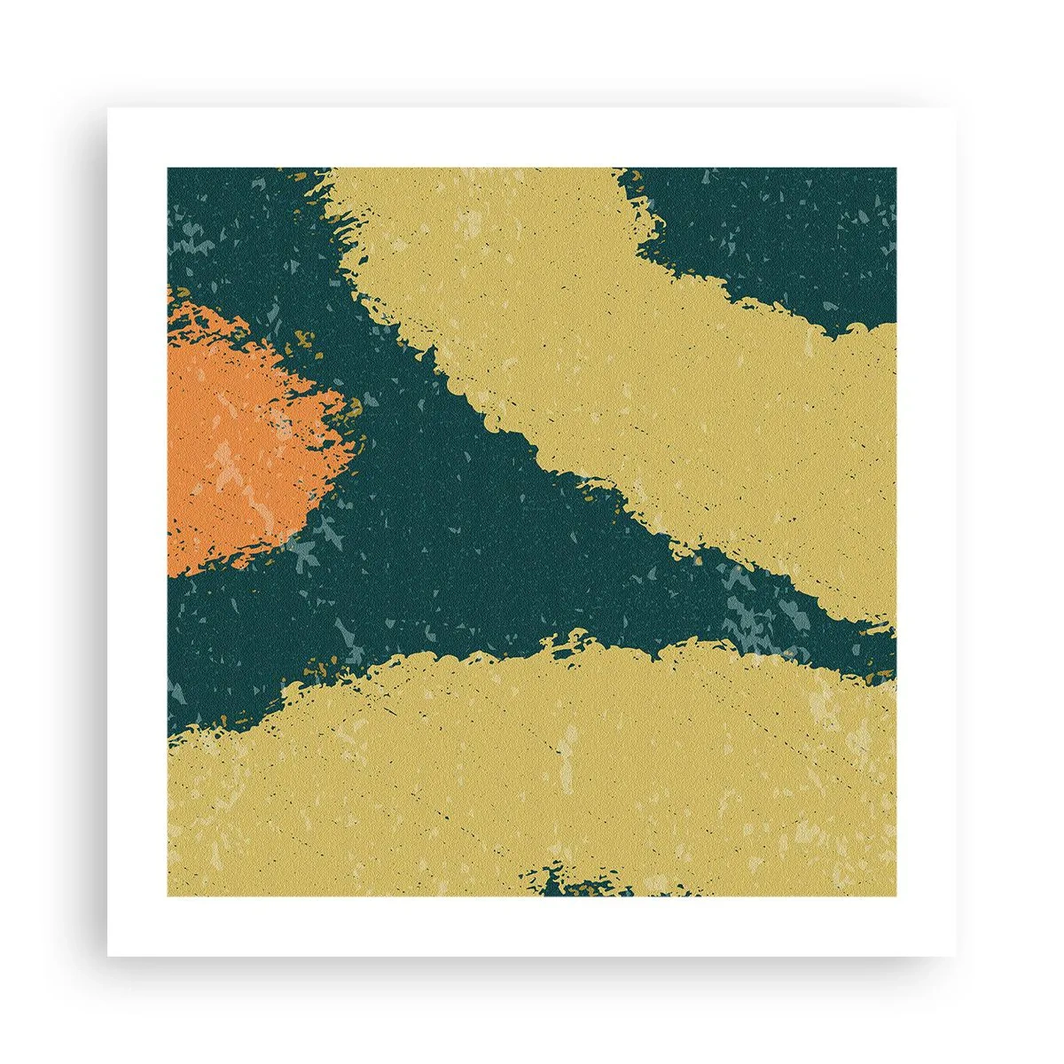 Plagát - Abstrakcia – spomalený pohyb - 50x50 cm