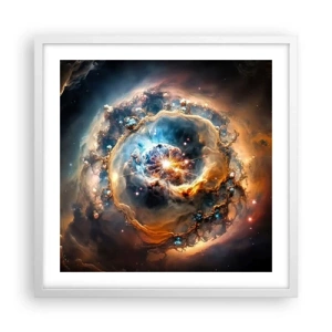 Plagát v bielom ráme - Začiatok - 50x50 cm