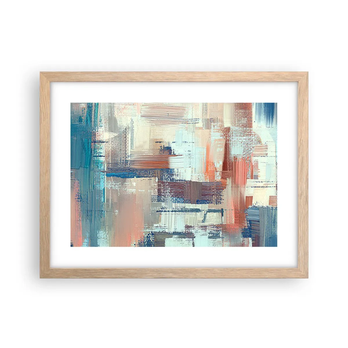 Plagát v ráme zo svetlého duba - Dostať sa k svetlu - 40x30 cm