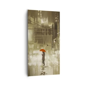 Obraz na plátne - Sama, ale nie osamelá - 65x120 cm