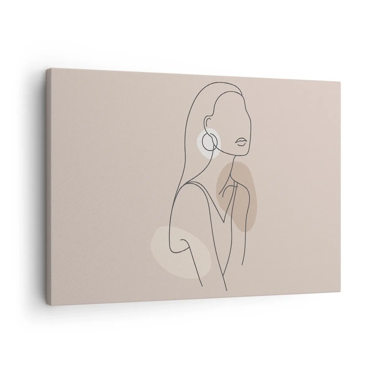 Obraz na plátne - Dievčenská ikona - 70x50 cm