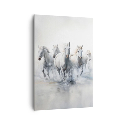 Obraz na plátne - Biela mágia - 70x100 cm