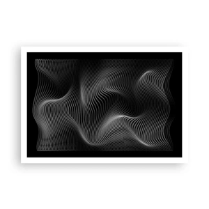 Plagát - Tanec svetla v priestore - 100x70 cm