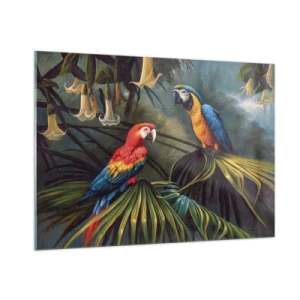 Obraz na skle - Romantizmus v trópoch - 100x70 cm